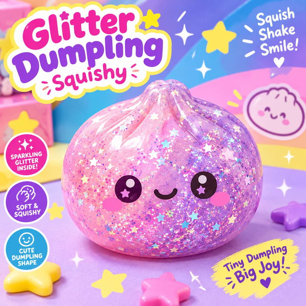 Glitter Dumpling Squishy Box Set