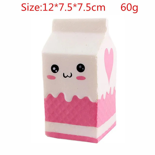 Jumbo Kawaii Popcorn Animal Squishy – Slow Rising Stress Relief Toy