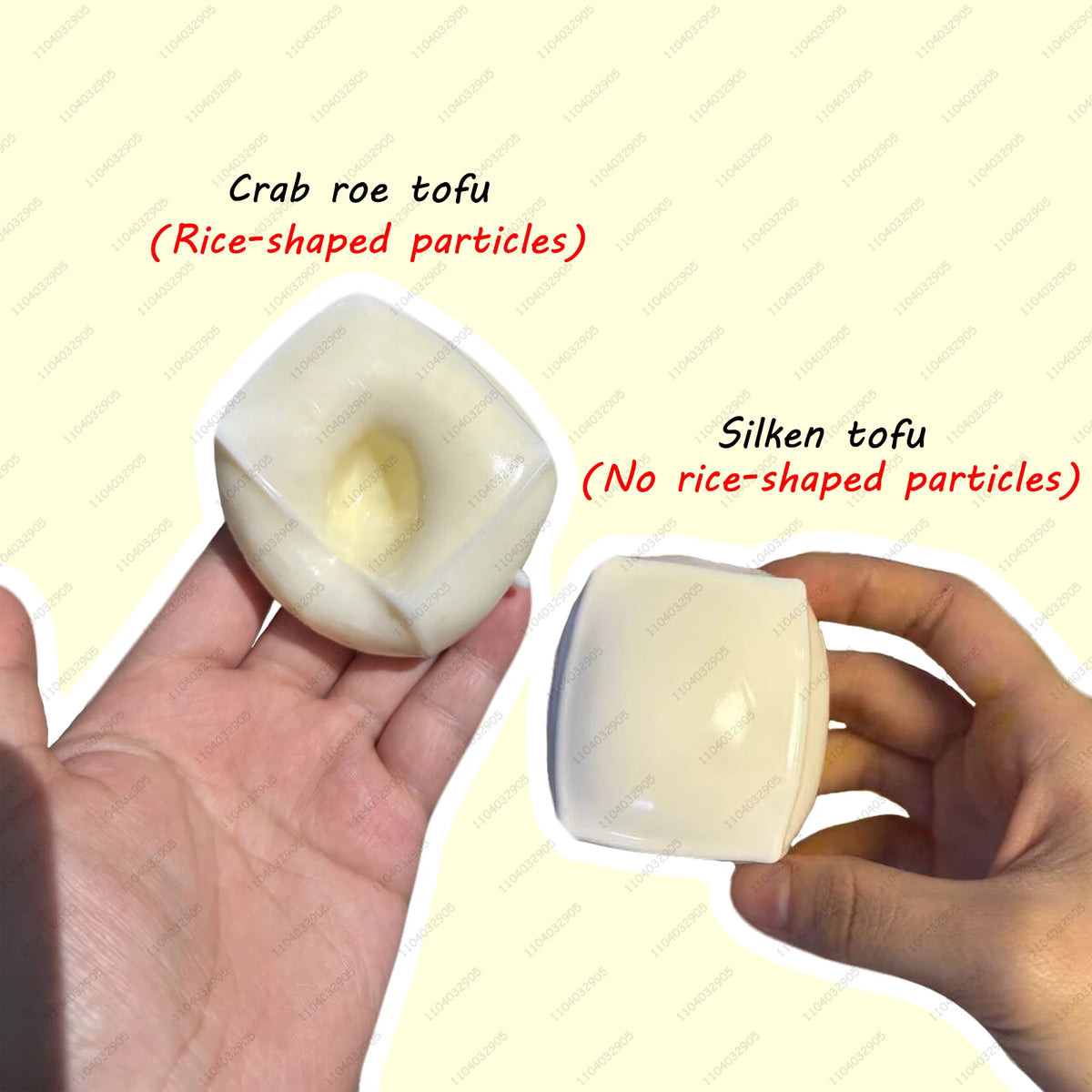 Crunchy Tofu Stress Ball – Food-Shaped ASMR Sensory Squishy Toy