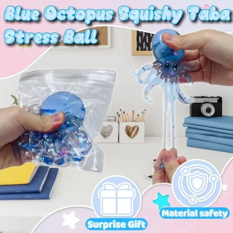 Squishy Ocean Octopus Squeeze Fidget Simulation Stress Relief Slow Rebound Can Be Stretched Sensory Decompression Gift