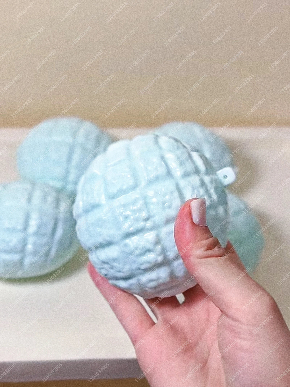 Crunchy Tofu Stress Ball – Food-Shaped ASMR Sensory Squishy Toy