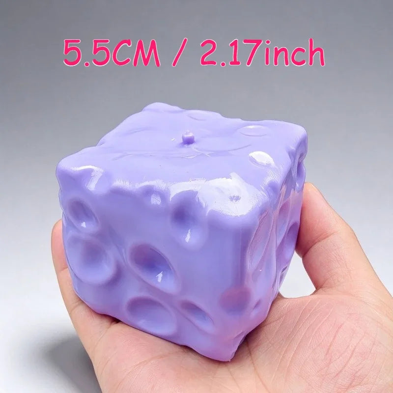 Giant Cheese Squishy Toy – Slow Rising Stress Relief Fidget Toy