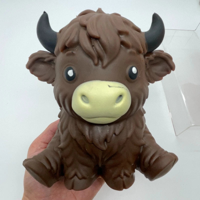 Jumbo Highland Cow Squishy Stress Ball