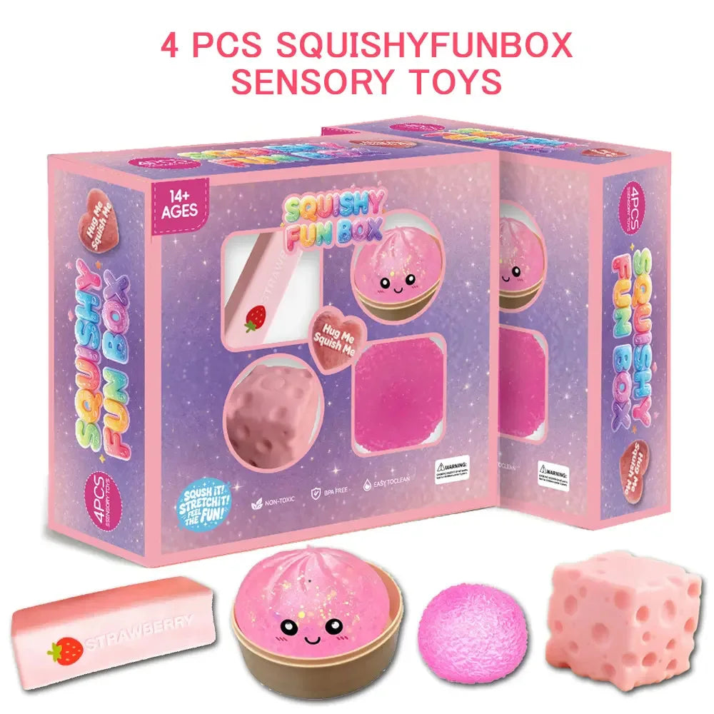 8-Piece Maltose Squishy Blind Box – Slow Rising Sensory Fidget Gift