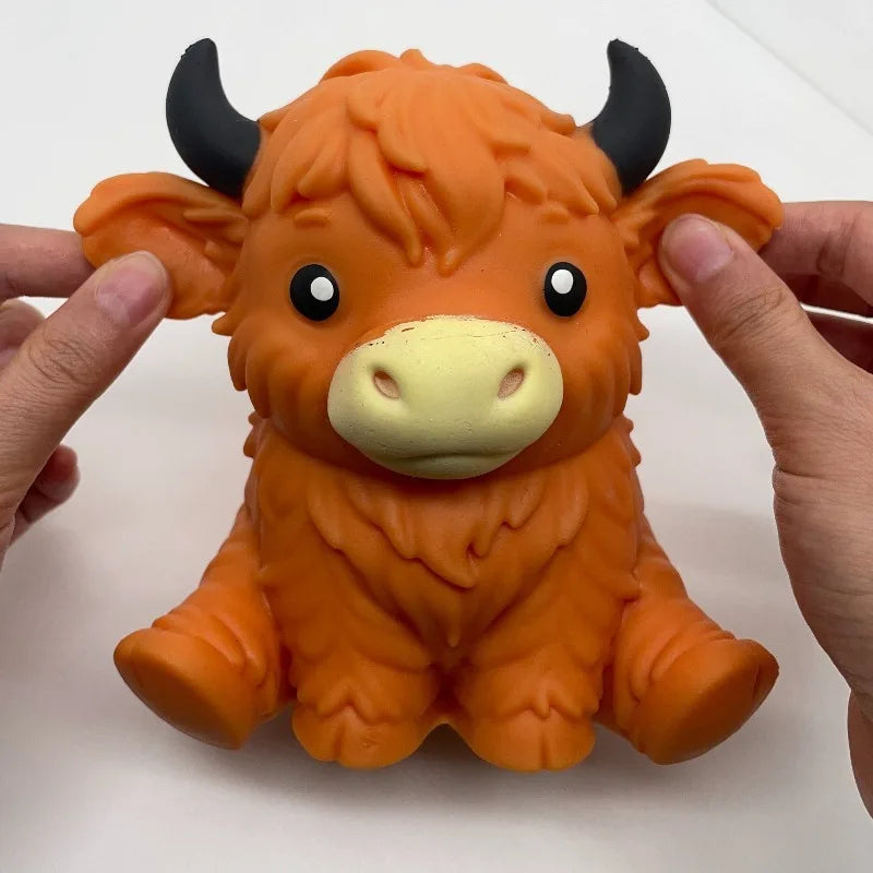 Jumbo Highland Cow Squishy Stress Ball