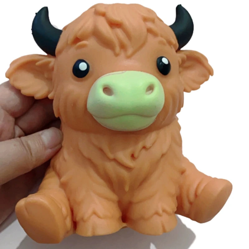 Jumbo Highland Cow Squishy Stress Ball