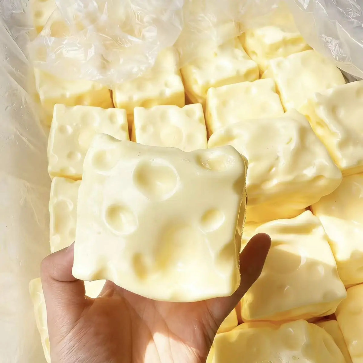 Cheese Ball Squishy Squeeze Toy