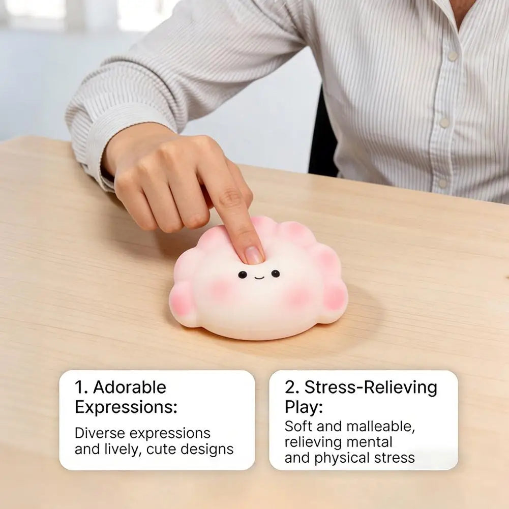 Kawaii Dumpling Squishy Stress Toy