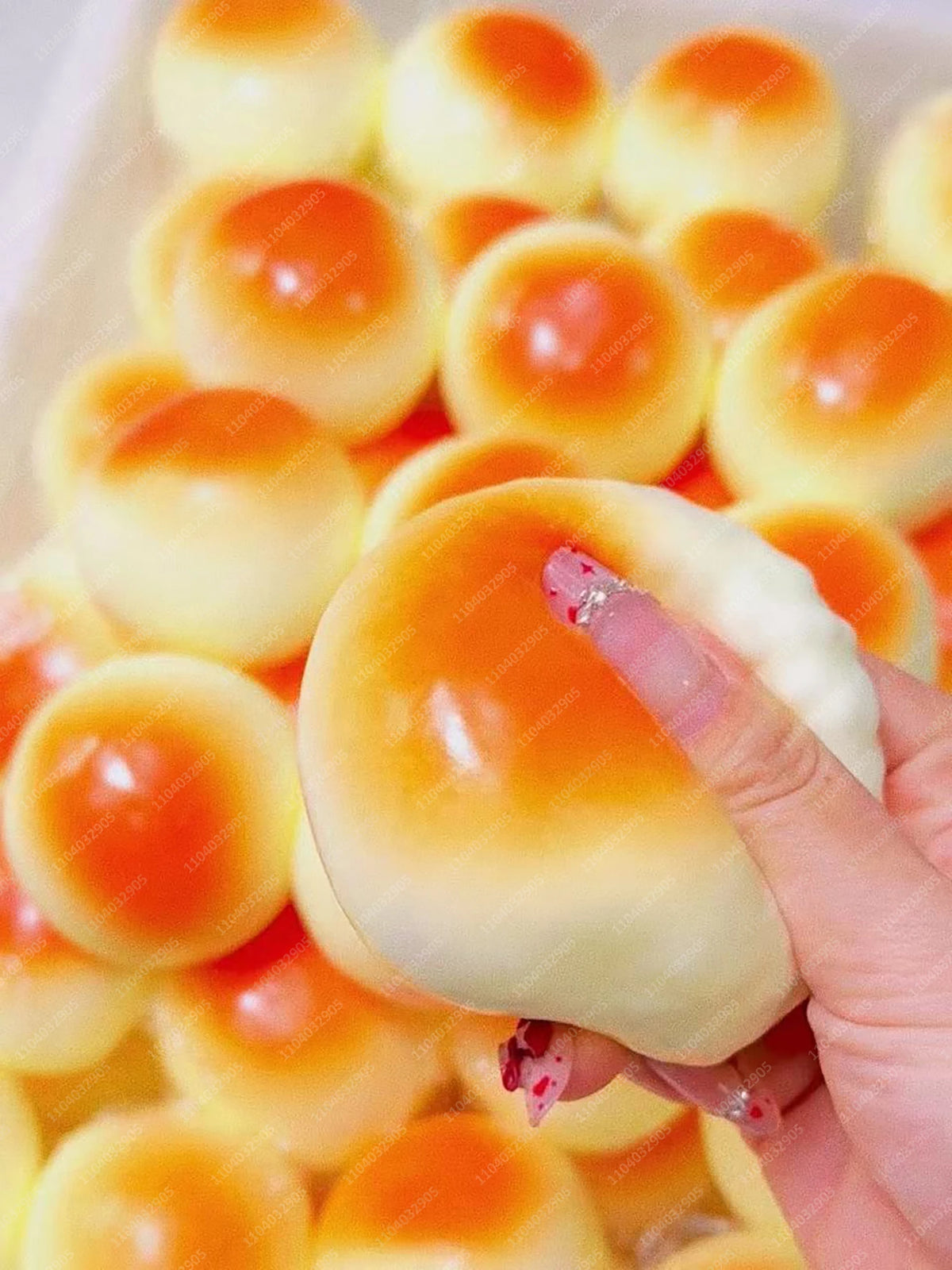 Crunchy Tofu Stress Ball – Food-Shaped ASMR Sensory Squishy Toy