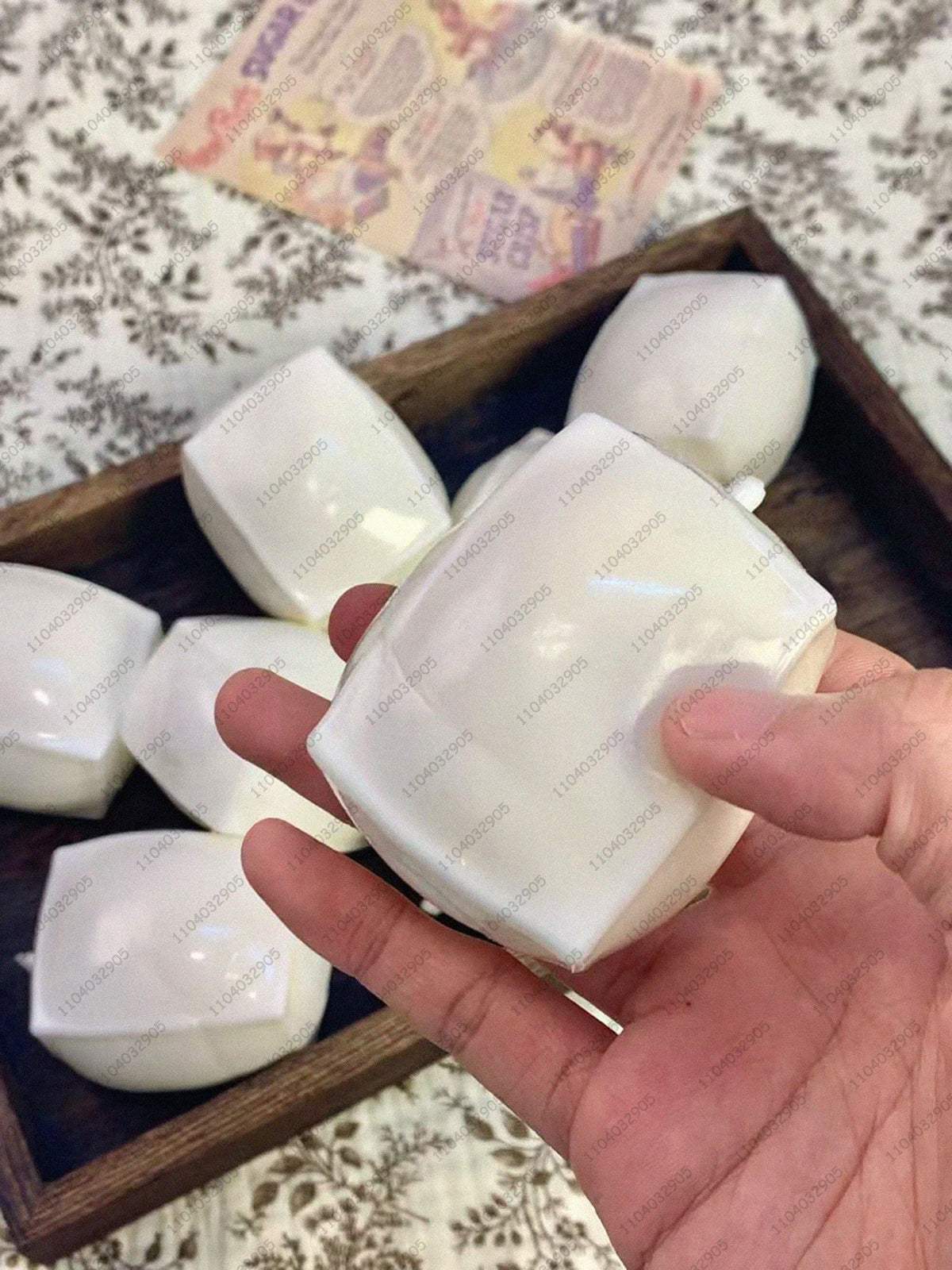 Crunchy Tofu Stress Ball – Food-Shaped ASMR Sensory Squishy Toy