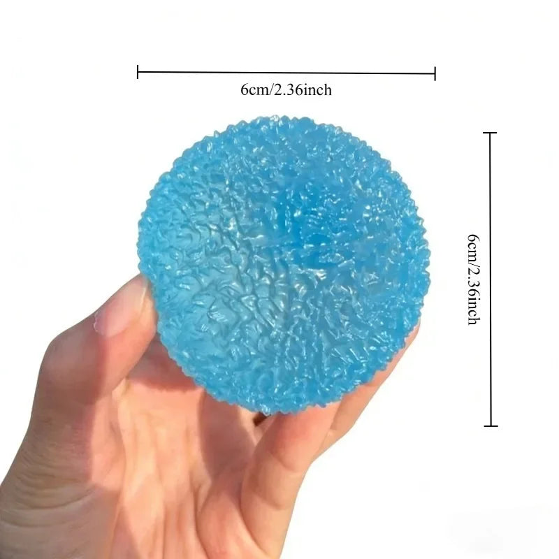 2A-Squishy Ice Ball Maltose Fidgets Toy Super Soft Pink Mochi Slow-rebound Squeeze Toy Anti-Stress Toy For Adults Hand Exercise
