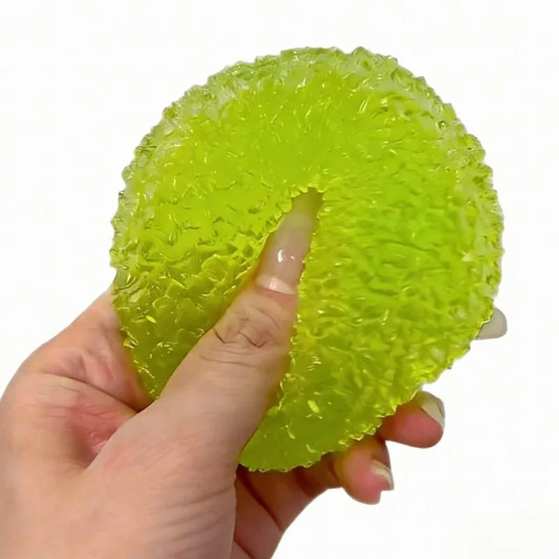 2A-Squishy Ice Ball Maltose Fidgets Toy Super Soft Pink Mochi Slow-rebound Squeeze Toy Anti-Stress Toy For Adults Hand Exercise