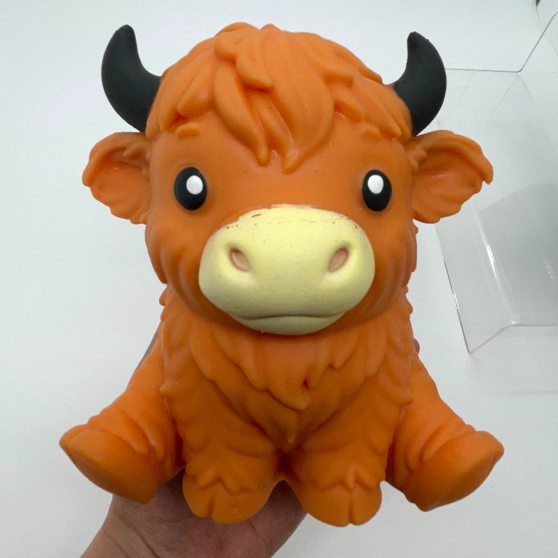 Jumbo Highland Cow Squishy Stress Ball