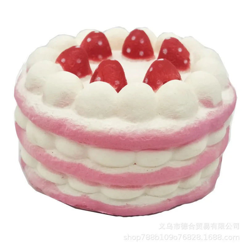 Jumbo Kawaii Popcorn Animal Squishy – Slow Rising Stress Relief Toy