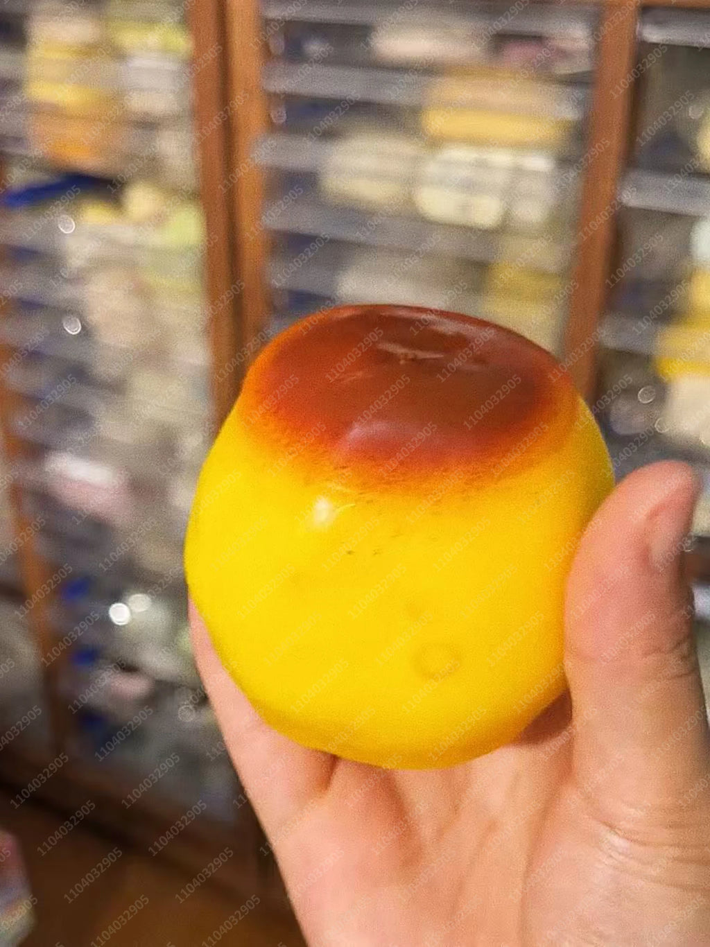 Crunchy Tofu Stress Ball – Food-Shaped ASMR Sensory Squishy Toy