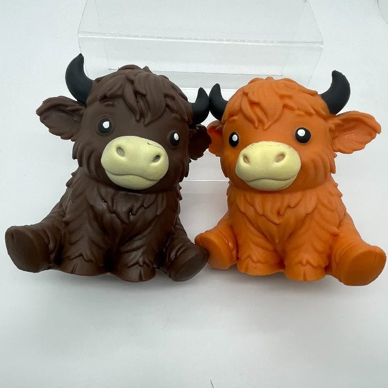 Jumbo Highland Cow Squishy Stress Ball