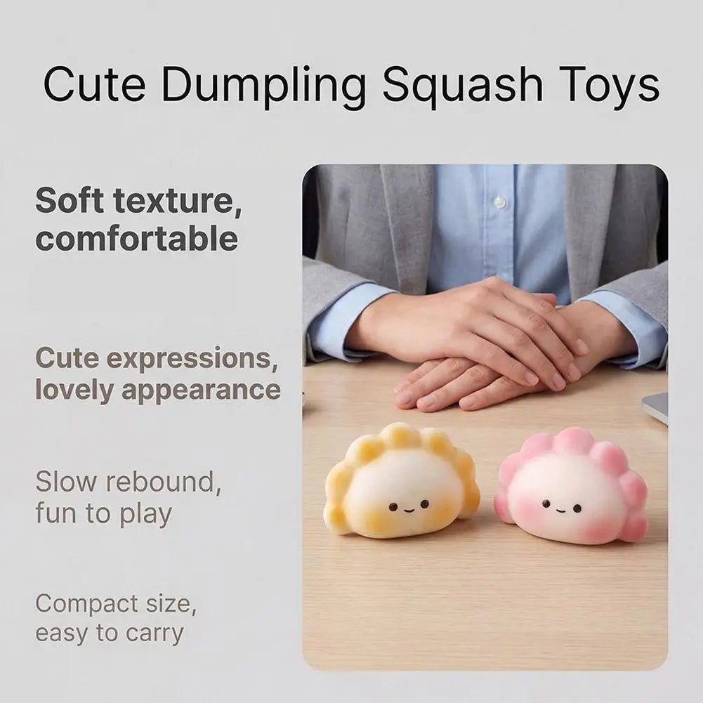 Kawaii Dumpling Squishy Stress Toy