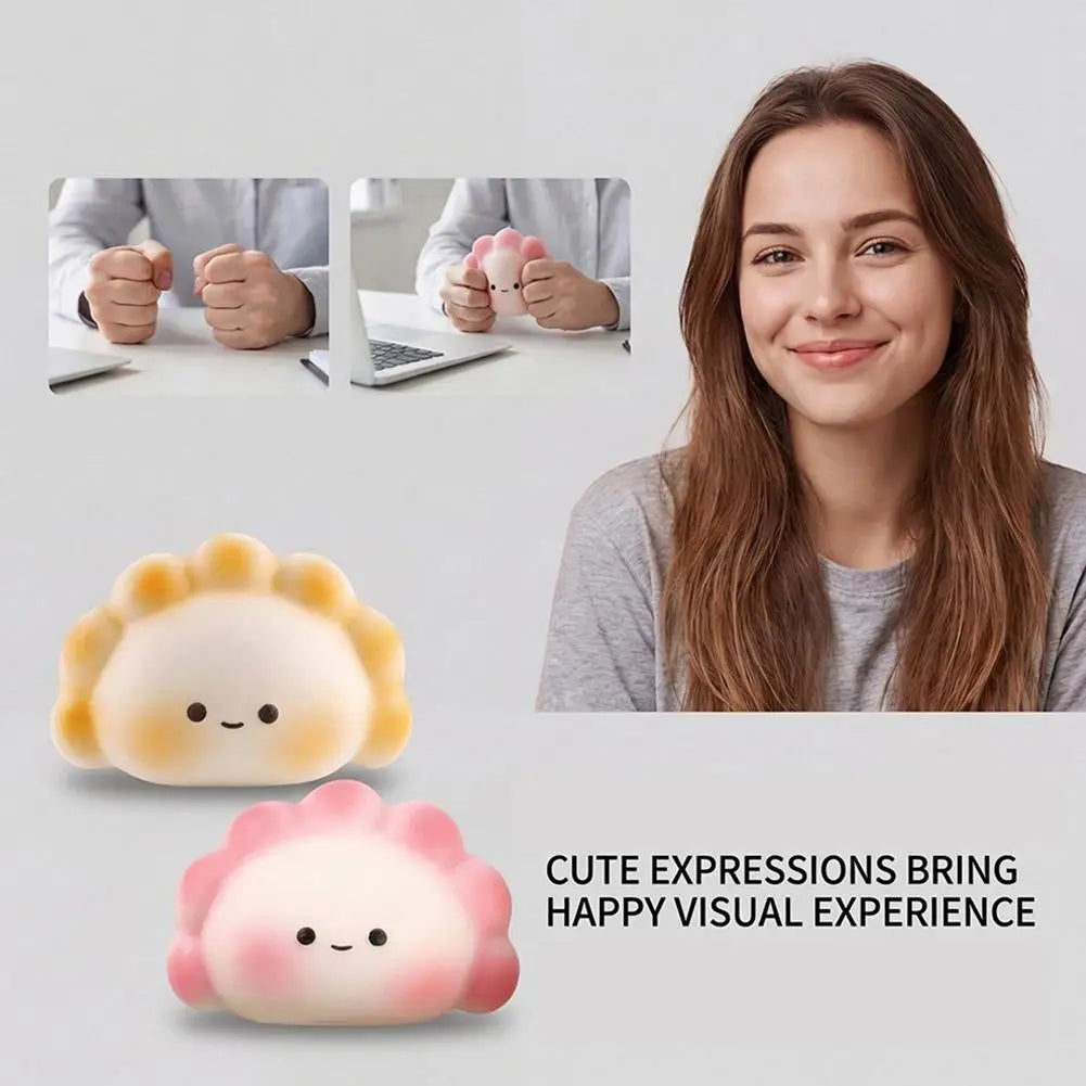 Kawaii Dumpling Squishy Stress Toy