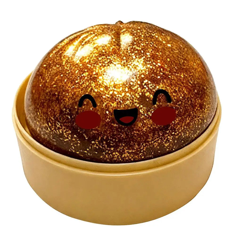 Crystal Dumpling Steamer Squishy Toy