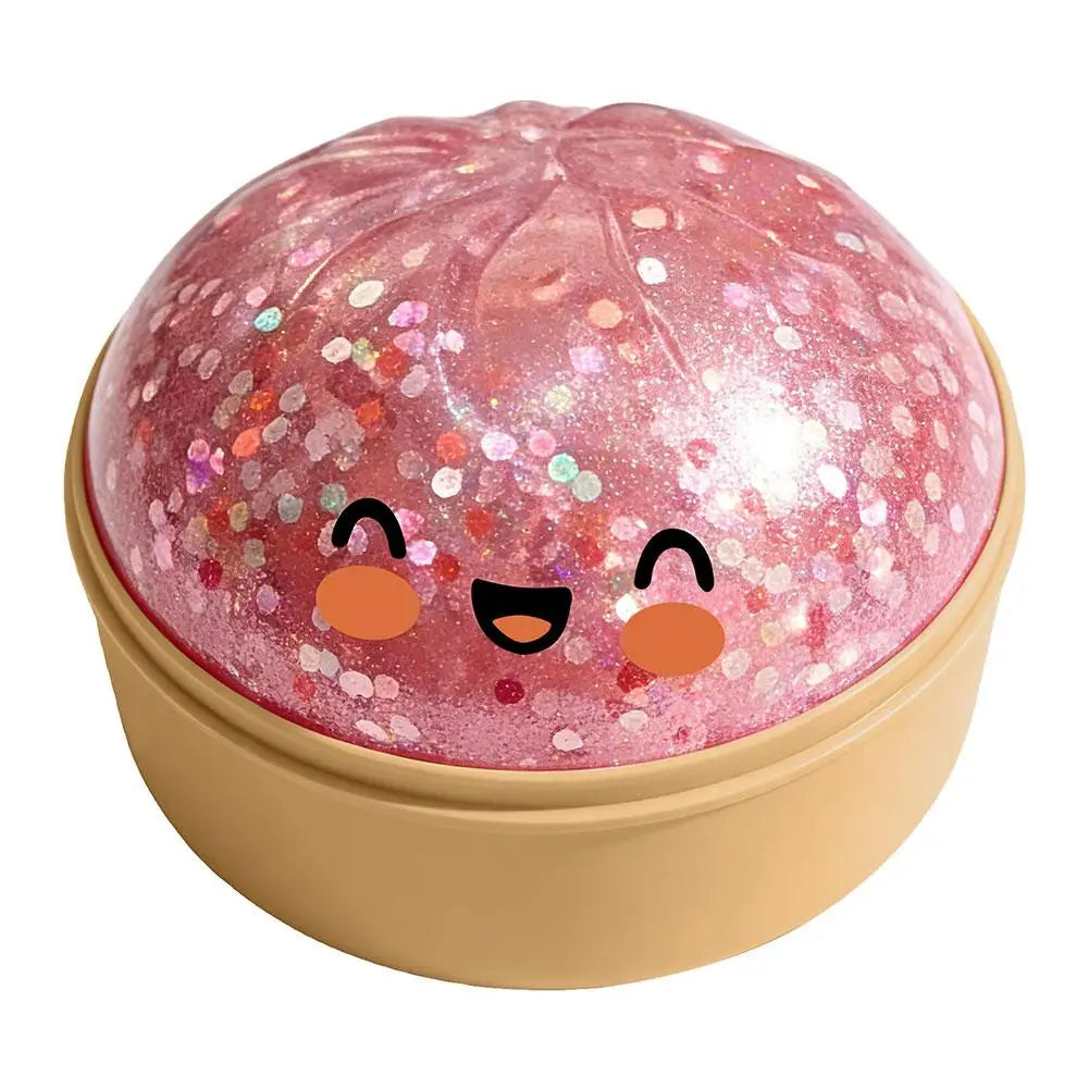 Crystal Dumpling Steamer Squishy Toy