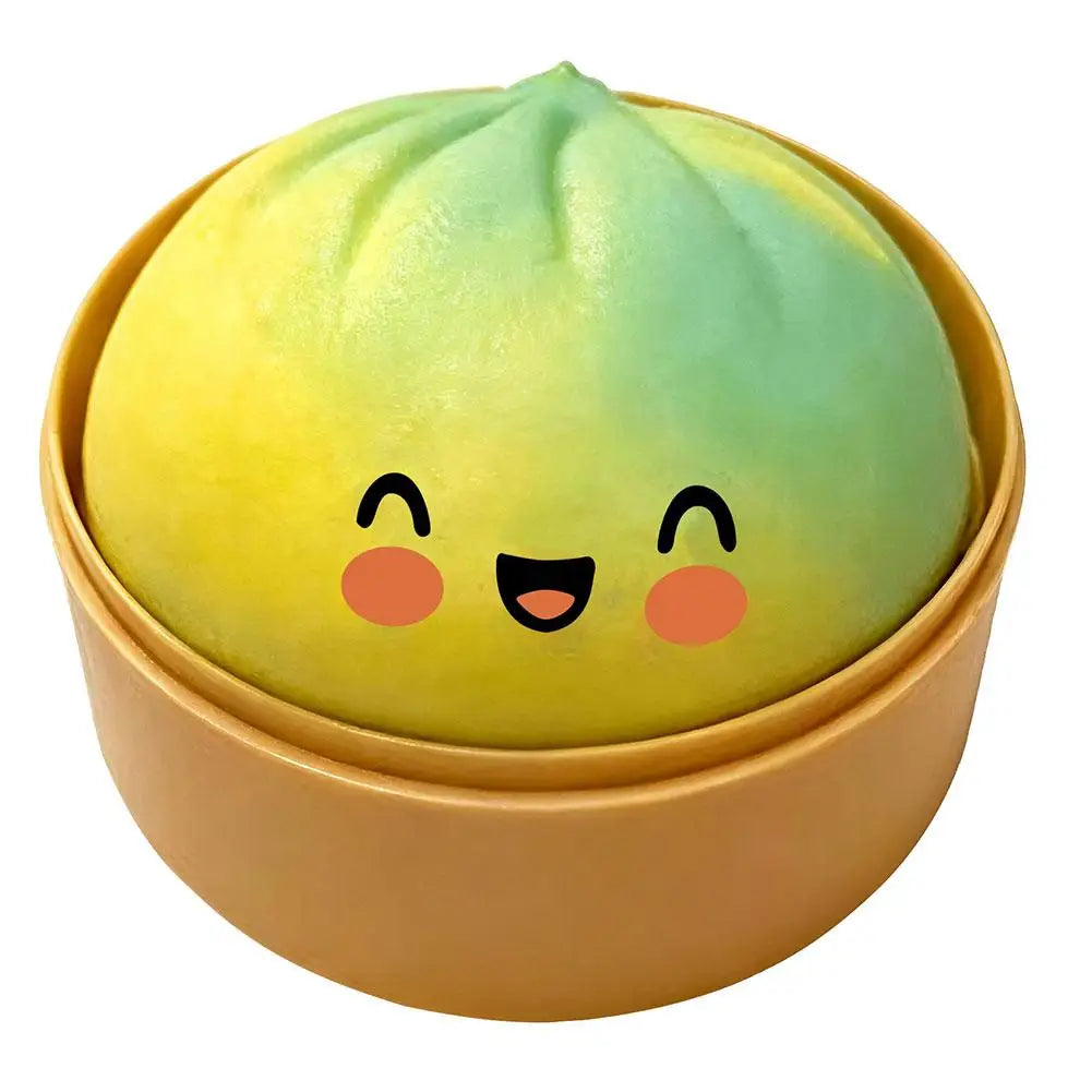 Crystal Dumpling Steamer Squishy Toy