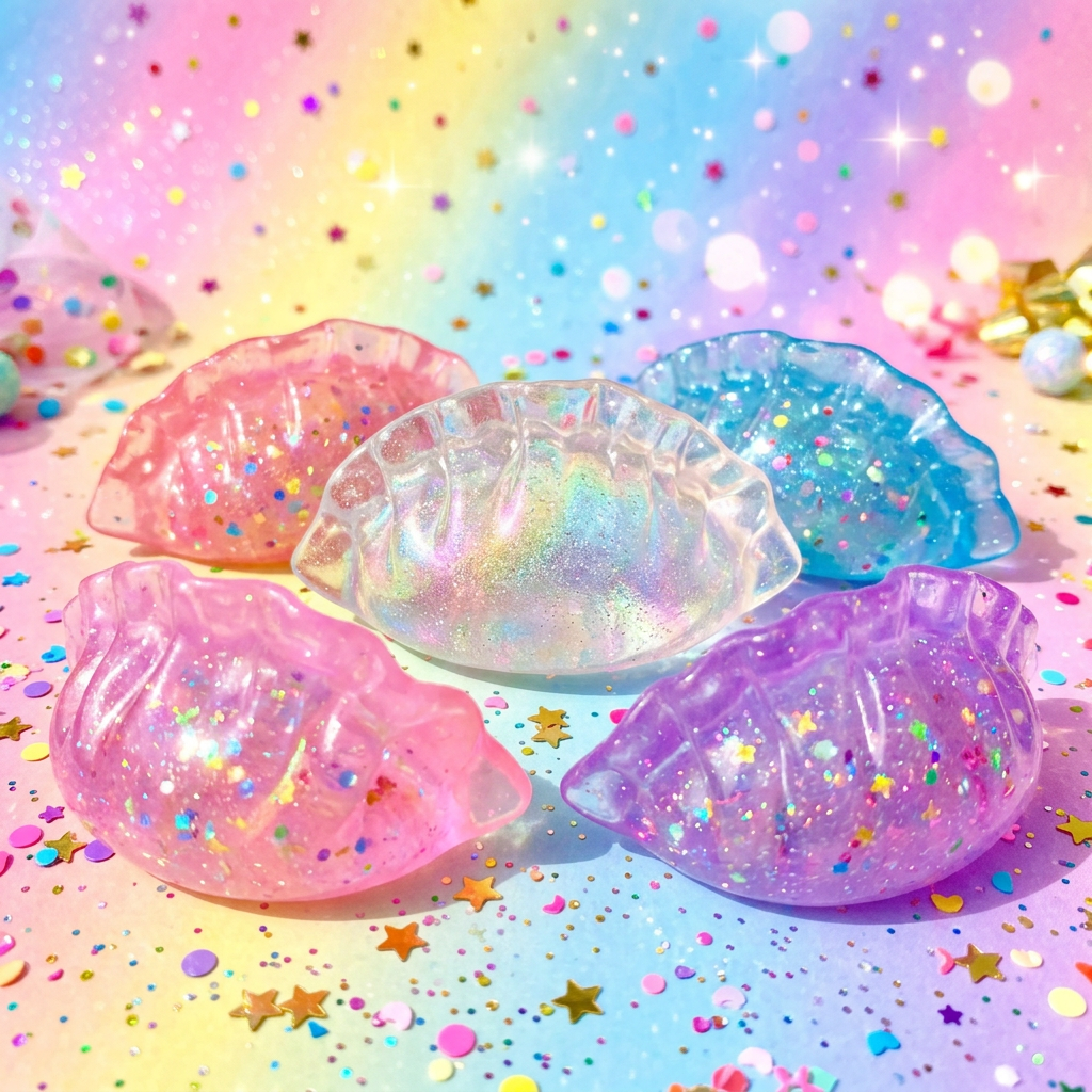Crystal Dumpling Squishy Product Photo