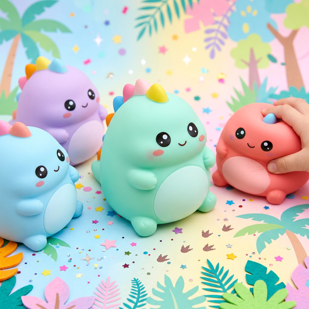 Kawaii Dinosaur Squishy Product Photo